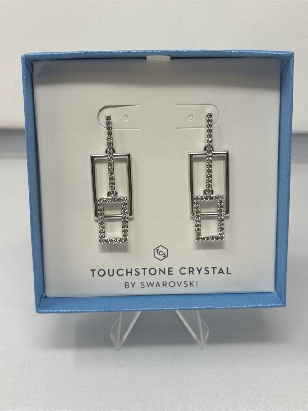 Touchstone Crystal by Swarovski Be Open Earrings 1557EF